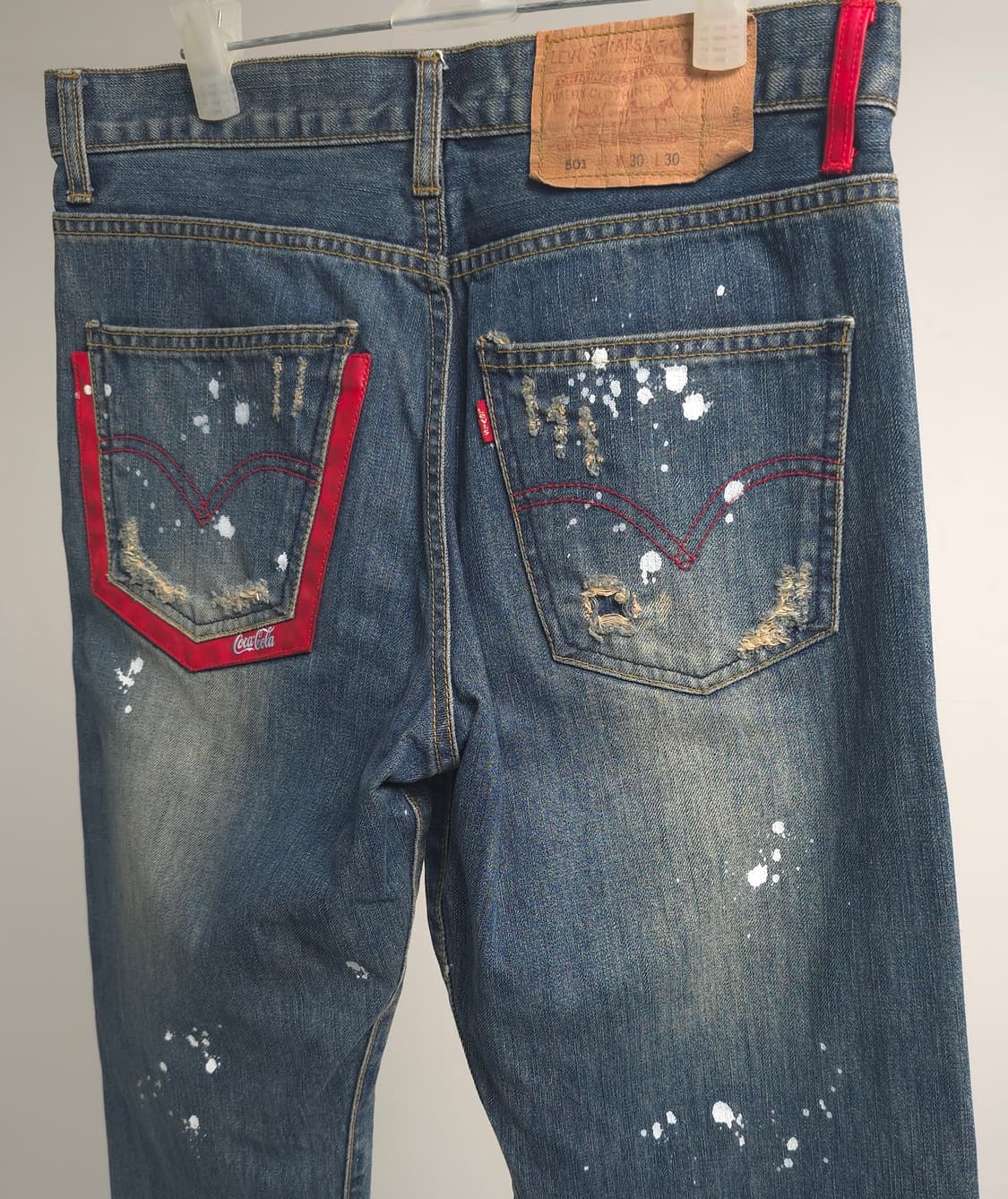 [희귀/미판] 96년산 리바이스 오리지널 501 미국 생산 USA 코카콜 상품이미지2