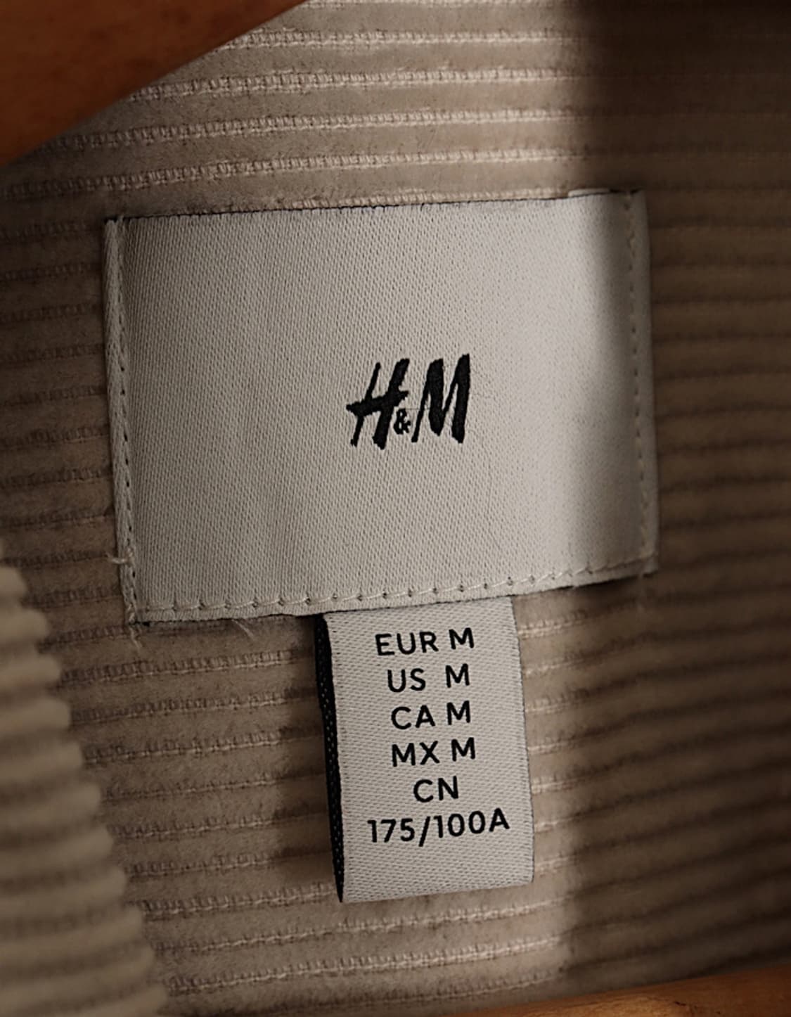 H&M Cord Zip shirts 상품이미지6