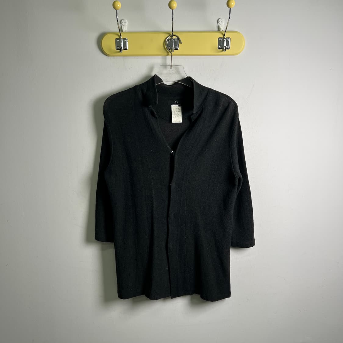Y's 요지야마모토 린넨 저지 카라 가디건  상품이미지2