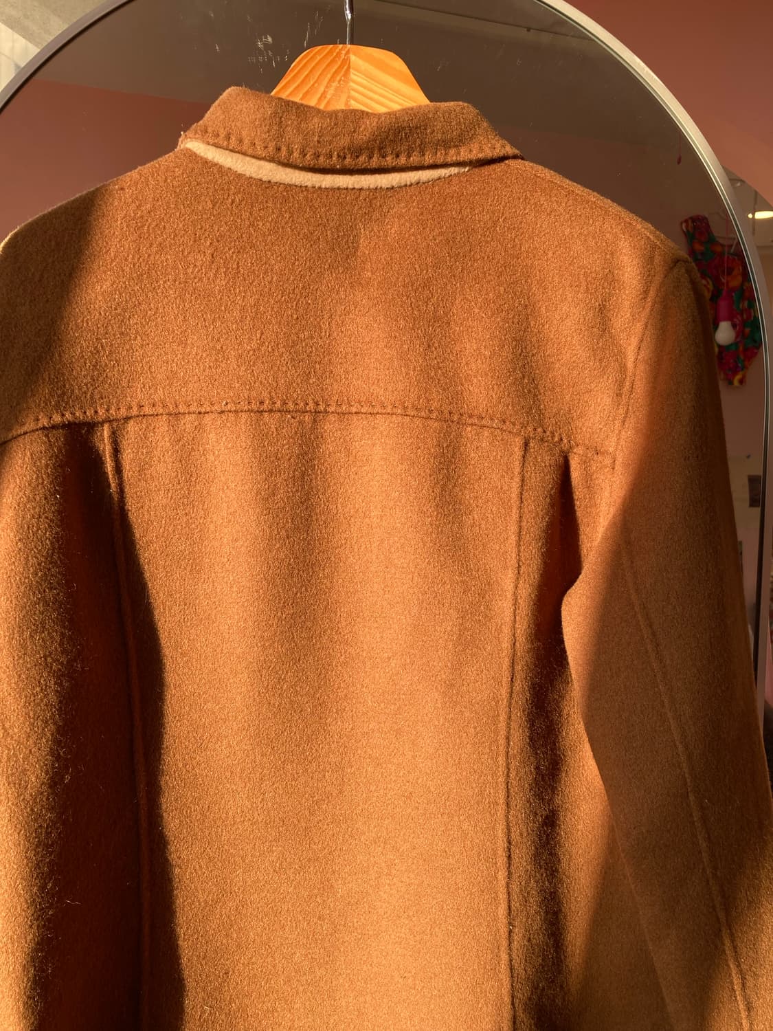 울 100% 모카 하프자켓 상품이미지7