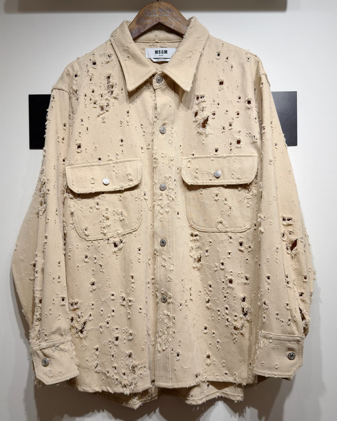 MSGM 이태리 데미지 자켓 상품이미지1