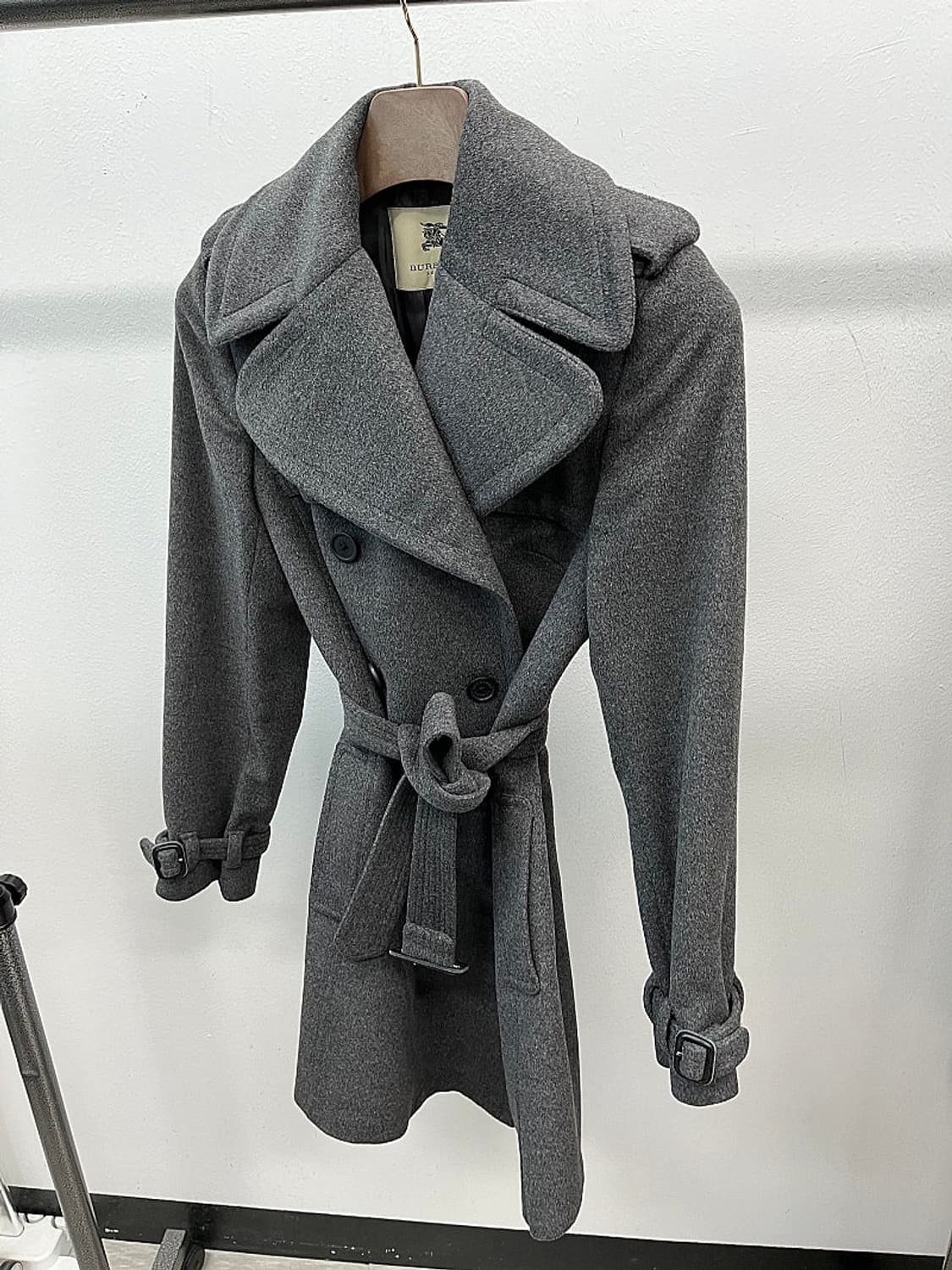 여) 버버리 벨트 캐시미어 코트  상품이미지1