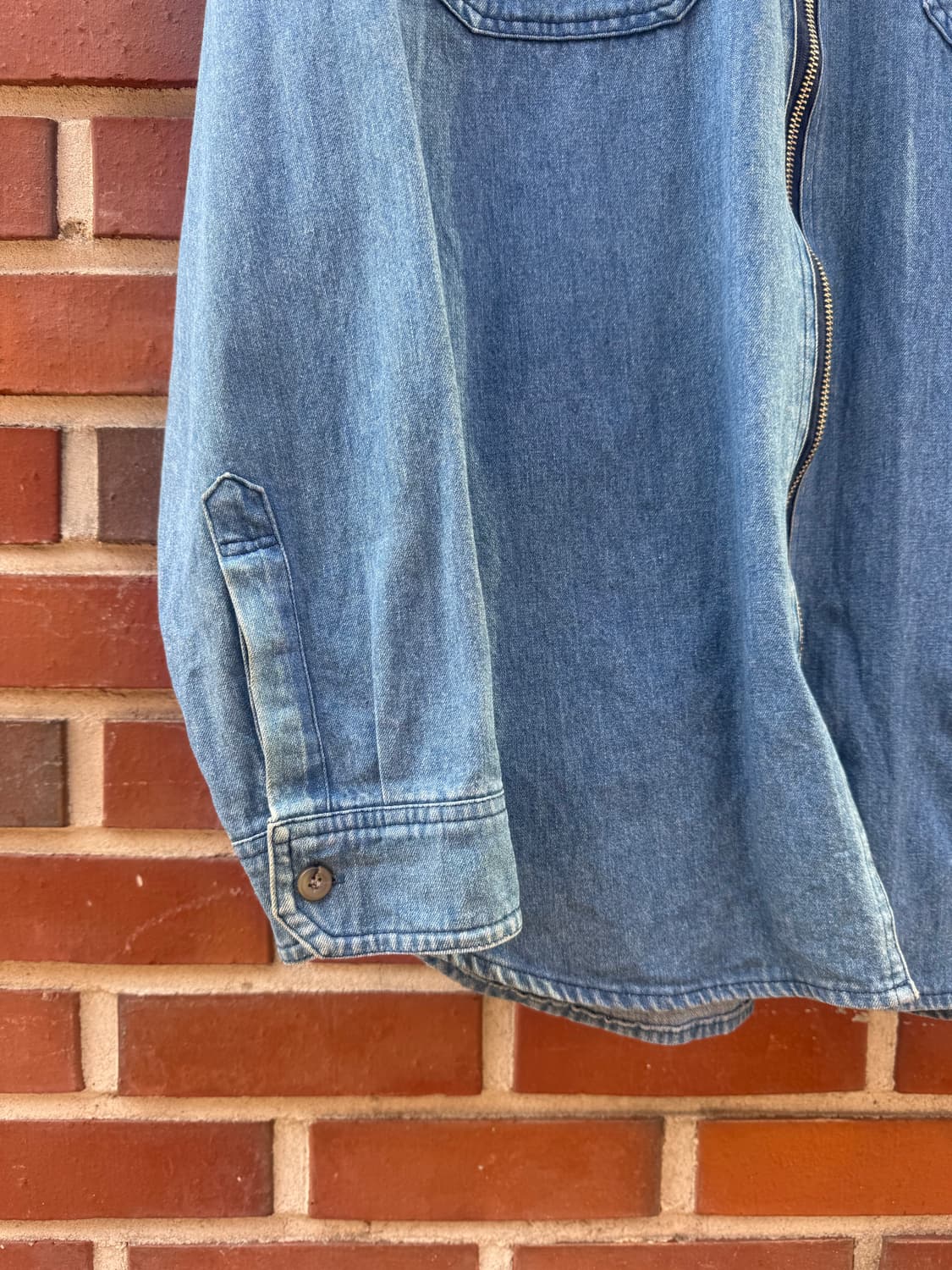 Ss16 슈프림 데님 집업 셔츠 상품이미지6