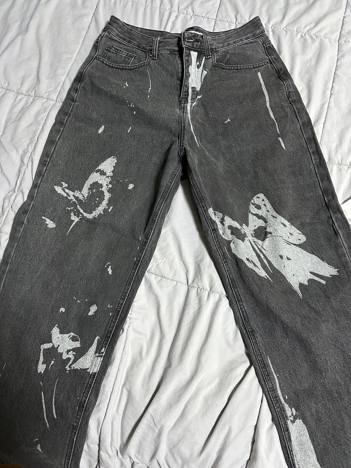 팬시클럽 블린더 프린트 팬츠 블랙 상품이미지2