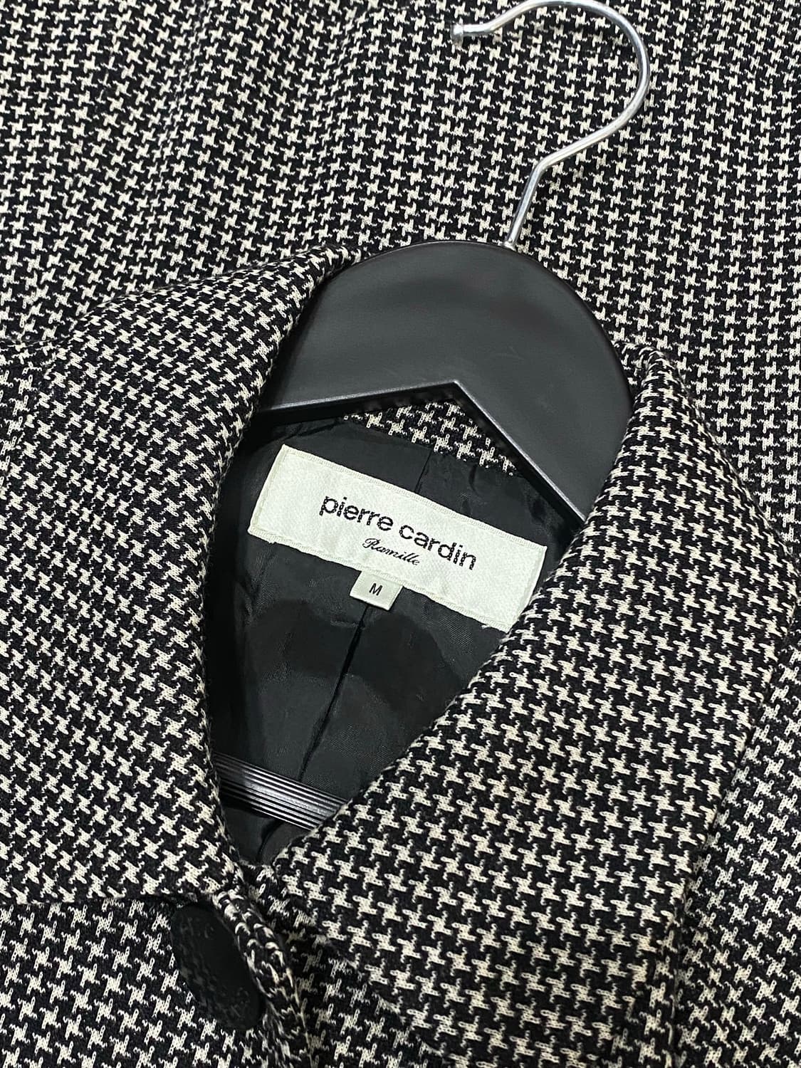 Pierre cardin 문양 버튼 크롭자켓 상품이미지5