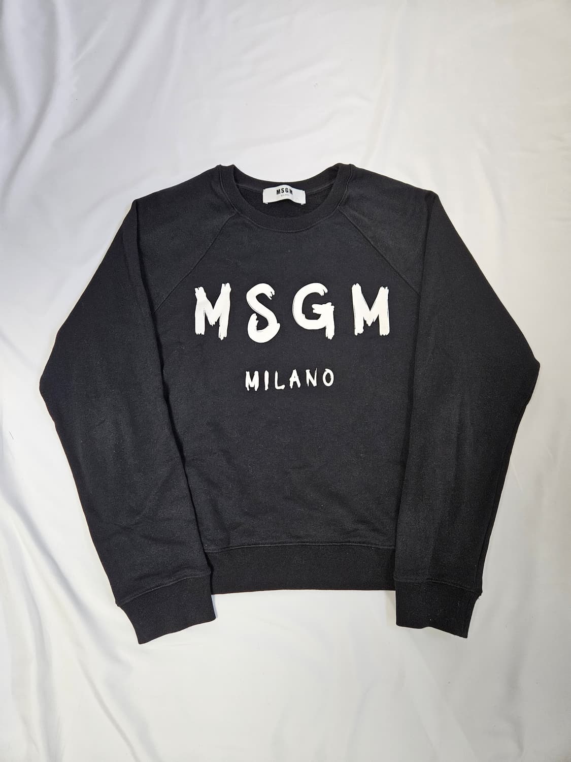 MSGM 밀라노 브러쉬드 로고 맨투맨 L 상품이미지1