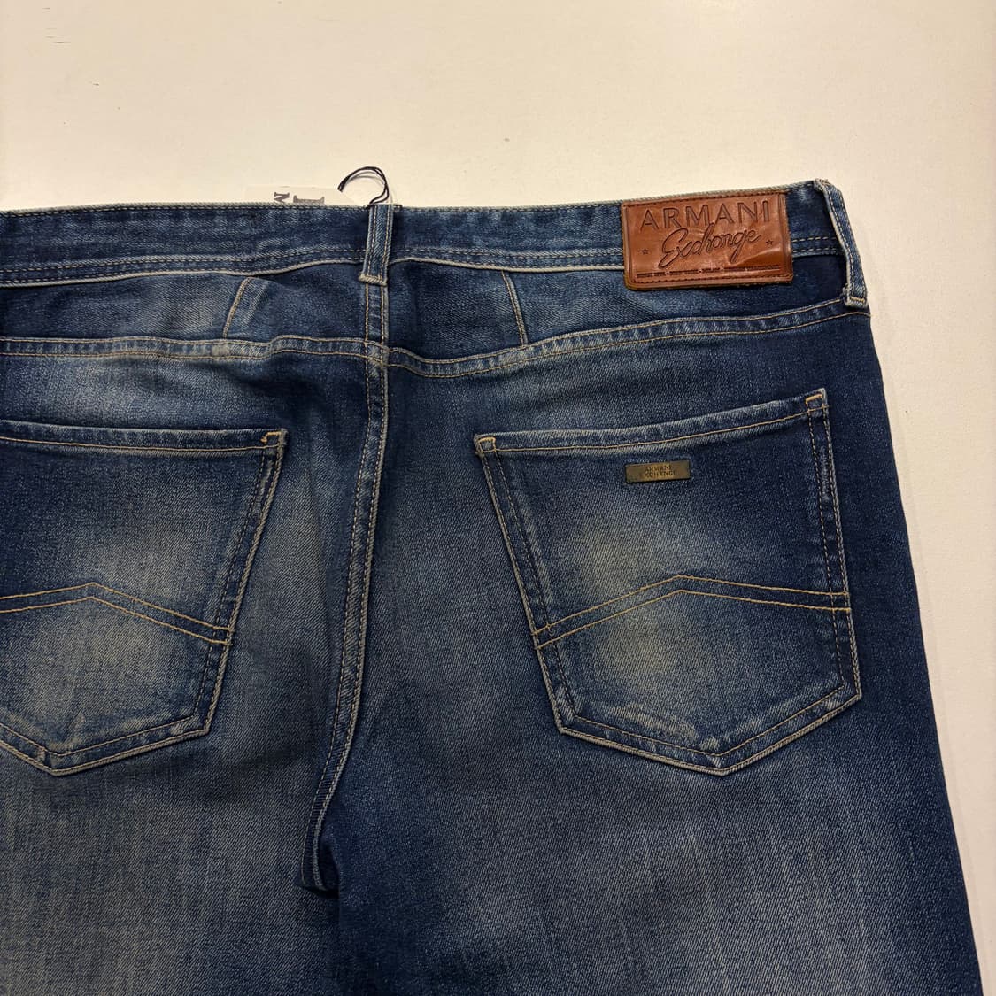 [33] 아르마니 J13 데미지 슬림 워싱 청바지 수입택 C678 상품이미지3