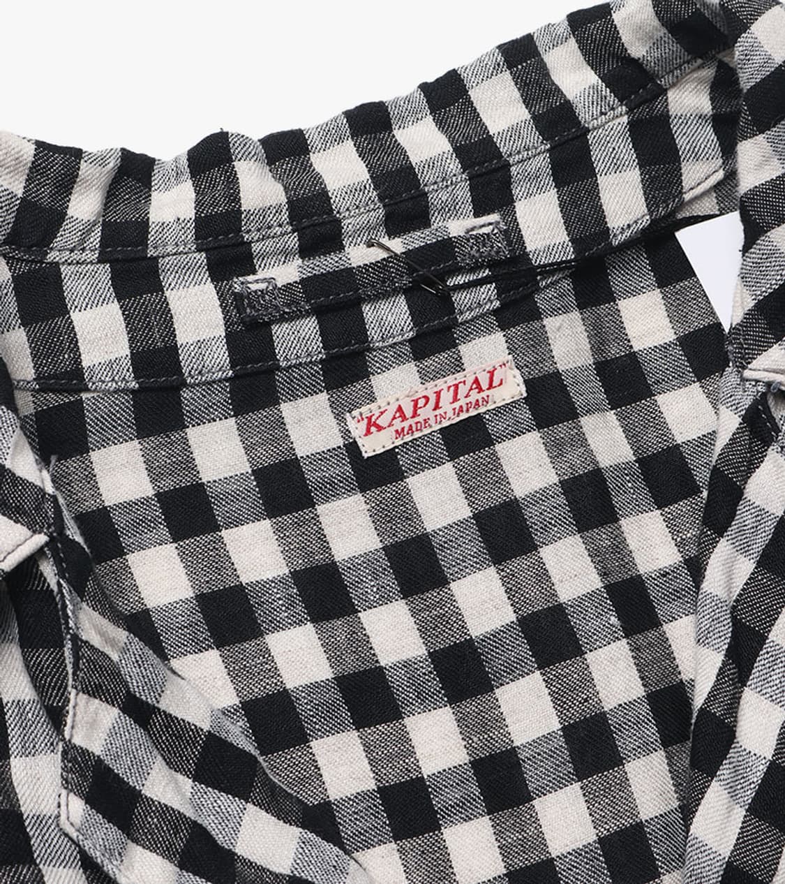 KAPITAL - LINEN CHECK JACKET 상품이미지4