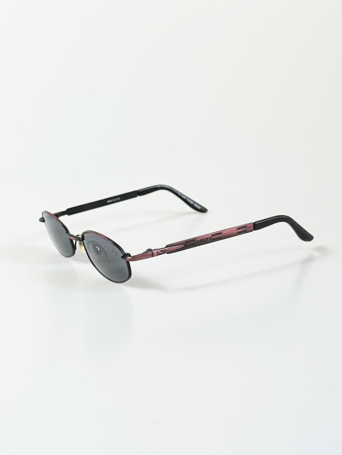 PUMA 푸마 메탈릭 슬림 오벌 프레임 빈티지 선글라스 상품이미지3
