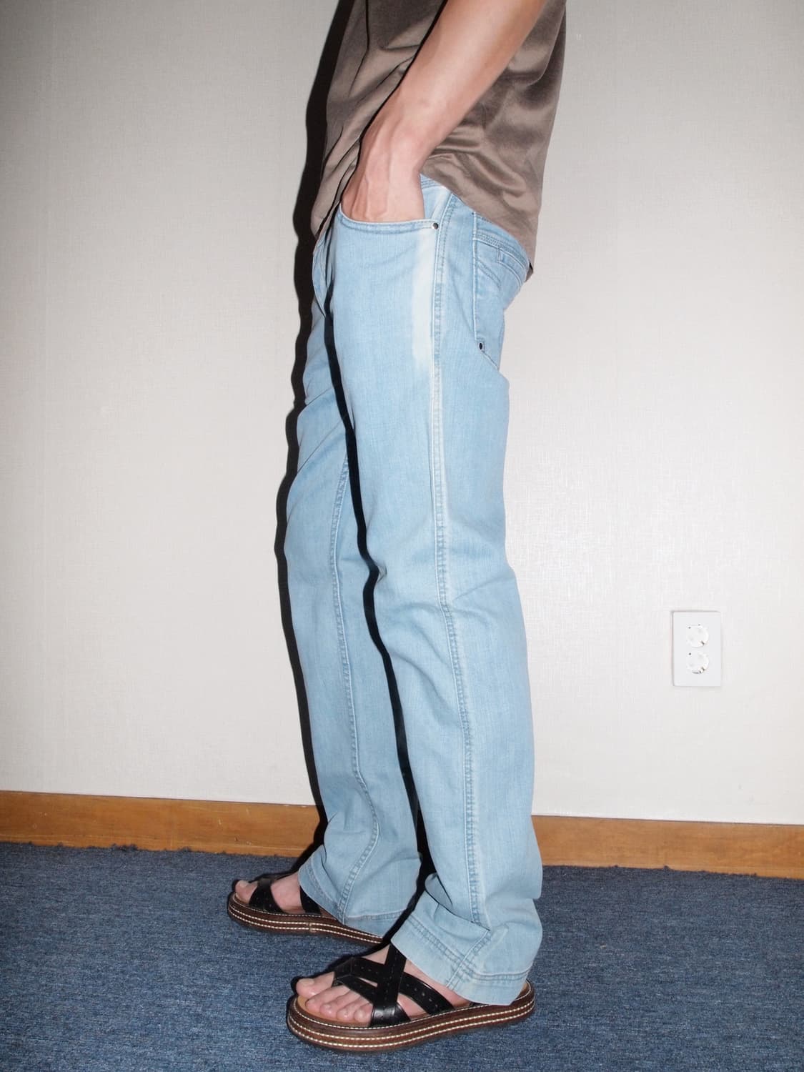 Denim Straight Fit Jeans 상품이미지1