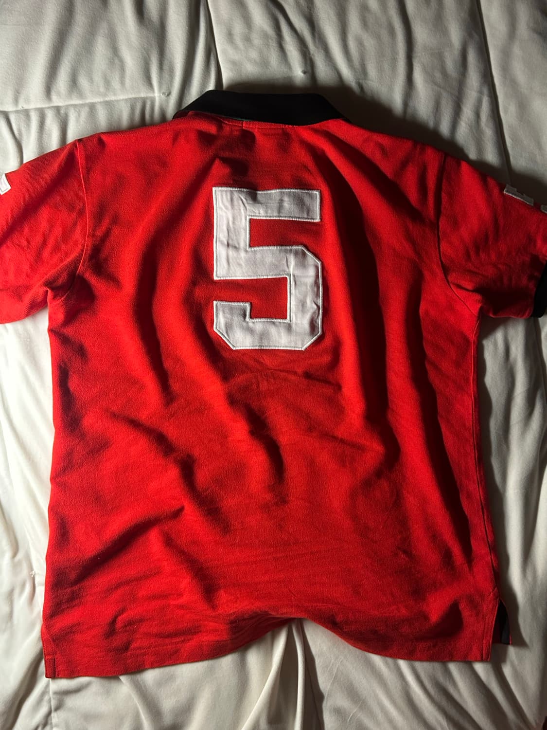 (유일매물)정품 폴로 랄프로렌 빅포니 밀란 레드 반팔 카라티 상품이미지8