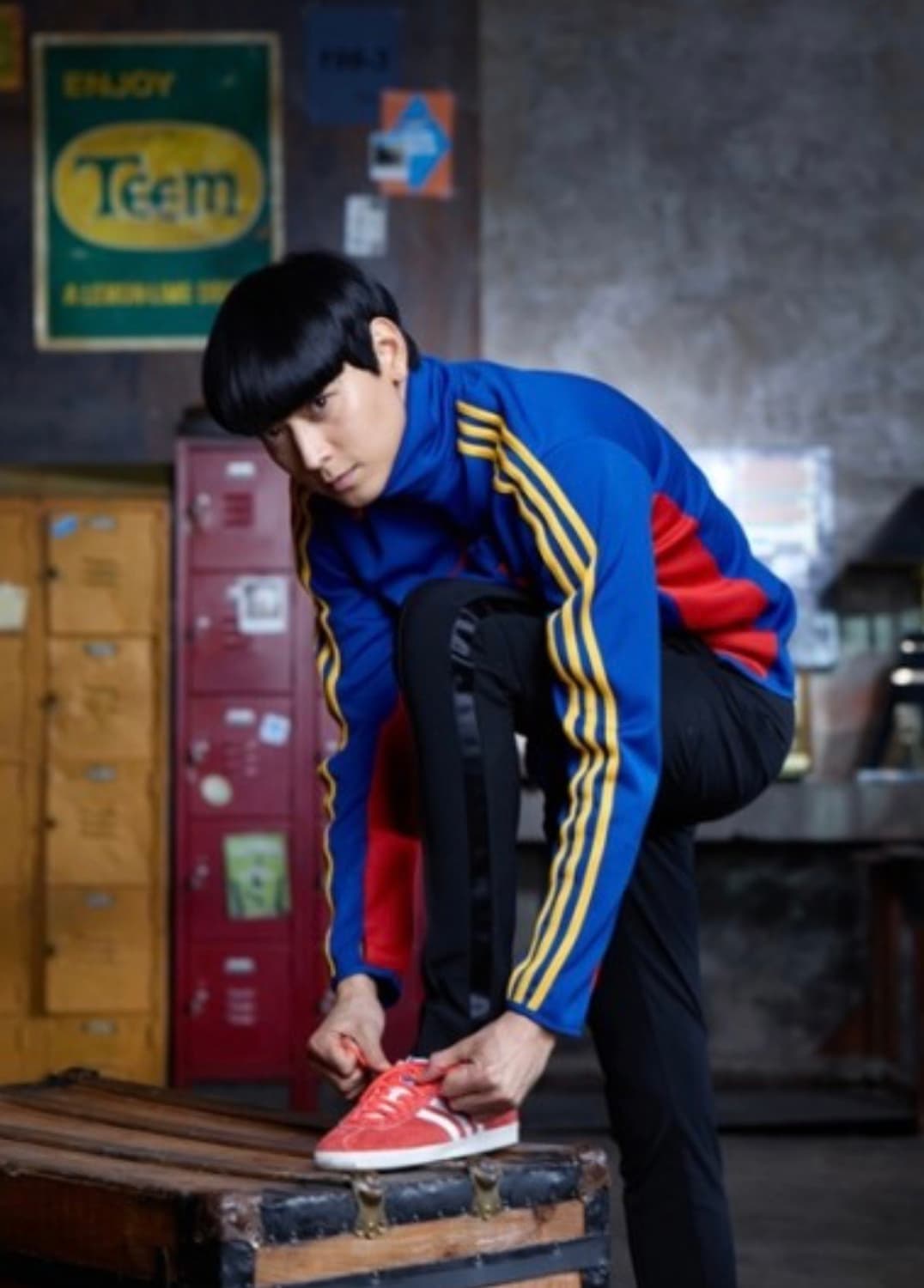 아디다스 스트릿 썸머 트랙탑 강동원 져지 상품이미지8