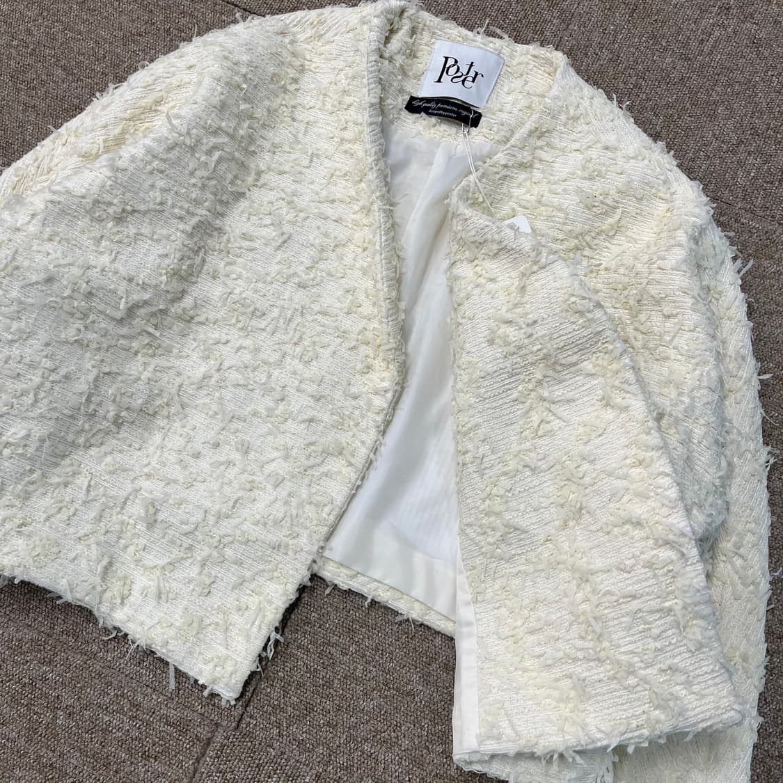 새상품 포스터 윙스 노카라 자켓 상품이미지3