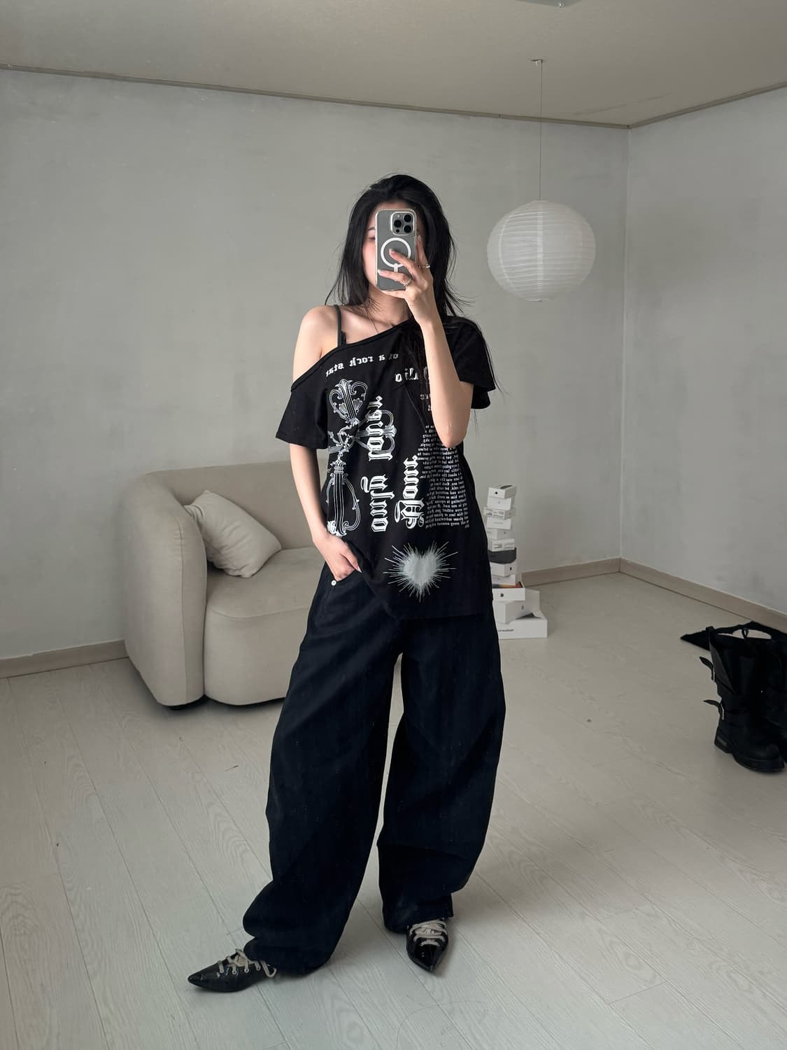 일리고 원숄더 반팔 상품이미지2