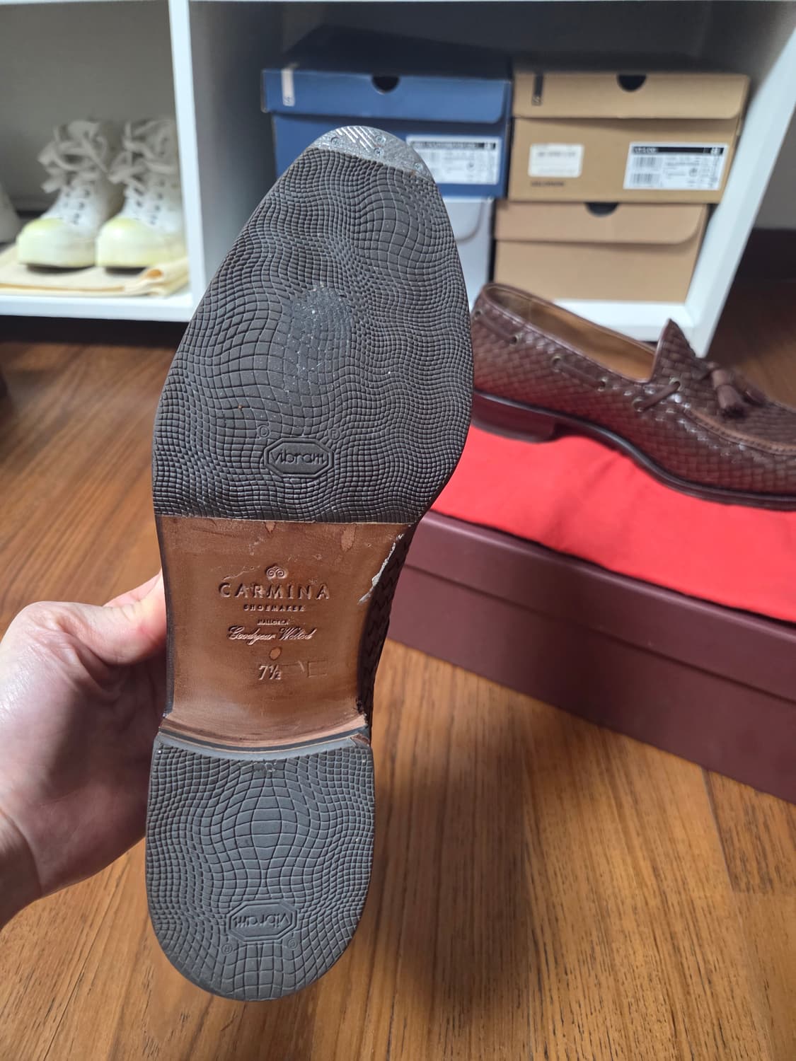 CARMINA 카르미나 태슬 로퍼 브라운 상품이미지3