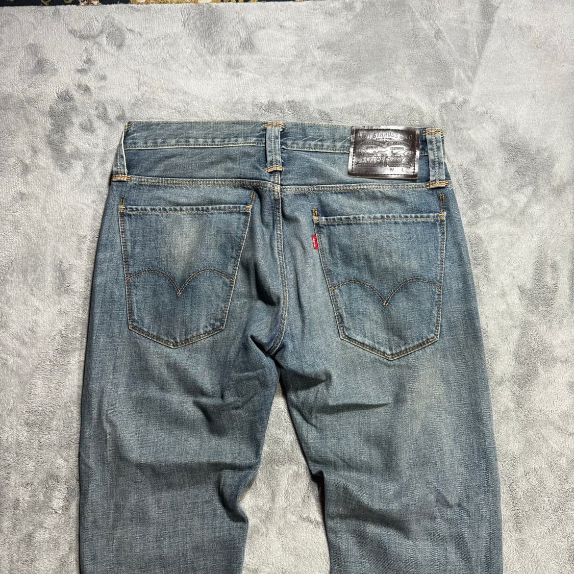 리바이스 504 브라운패치 워싱 데님 상품이미지2
