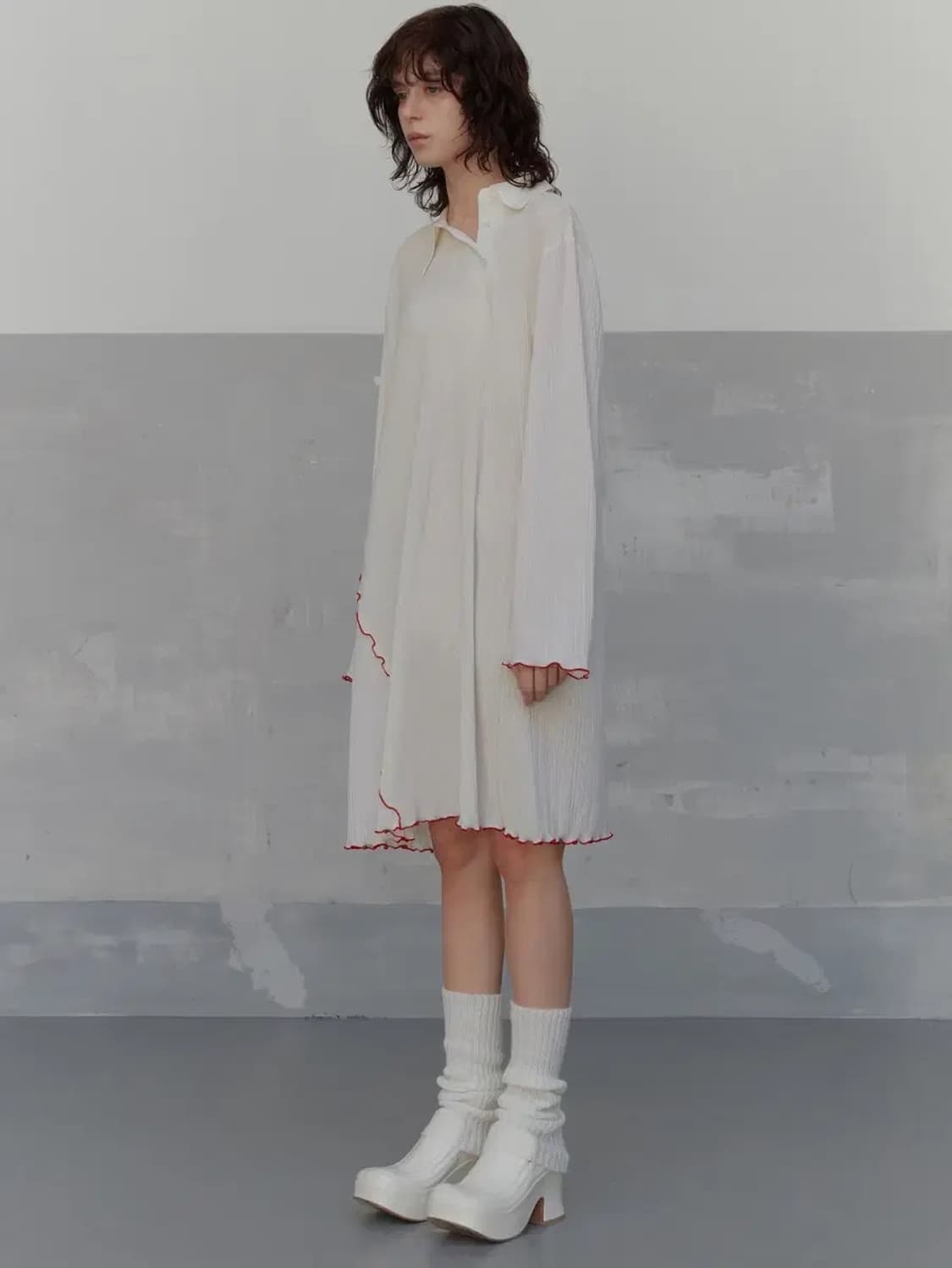 솔티페블 셔츠 원피스 상품이미지3