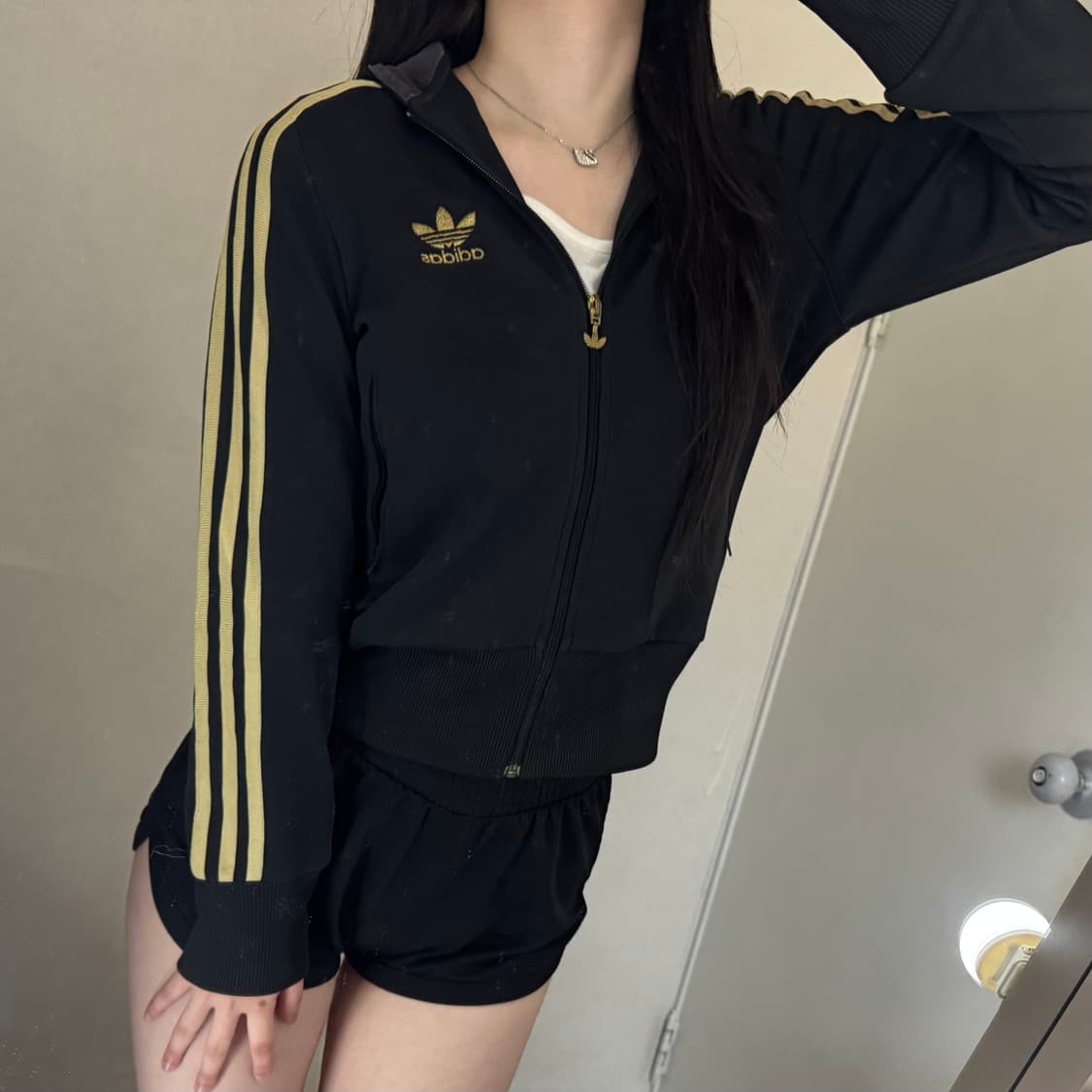 아디다스 불꽃 파이어버드 후드 트랙탑 금검 져지 상품이미지3