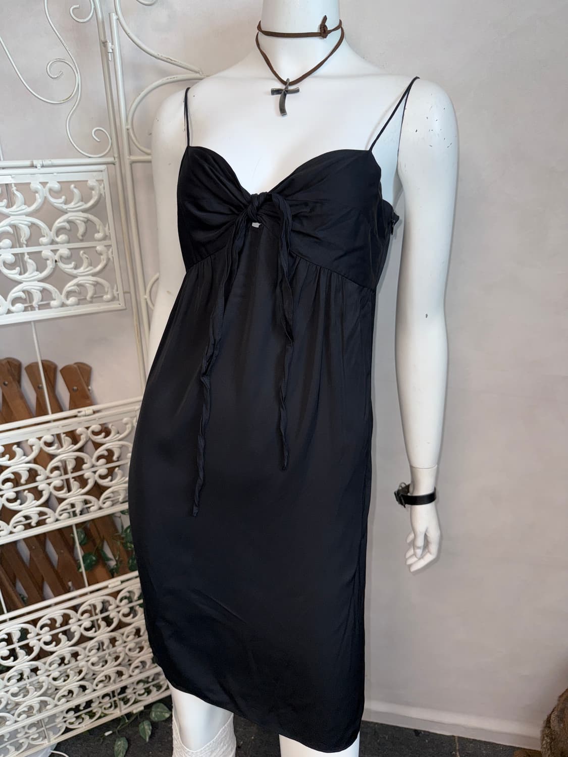 Theory black satin ribbon mini ops 상품이미지1