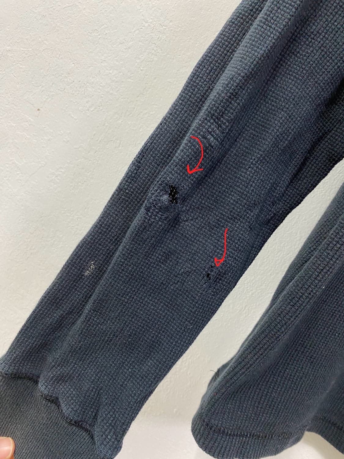 [AVIREX] 아비렉스 와플 y2k 롱슬리브 상품이미지7