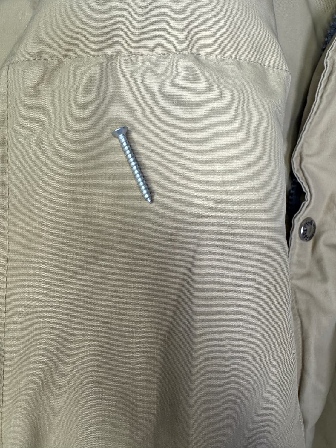 빈티지 80s 노스페이스 브라운라벨 롱패딩 파카 베이지 S 상품이미지9