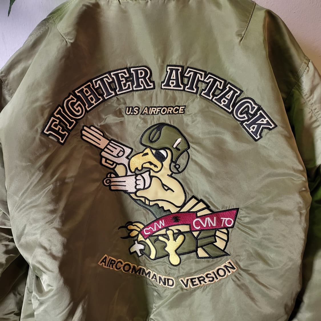 Us 에어포스 vf-24 항공 점퍼  (XL) 상품이미지3