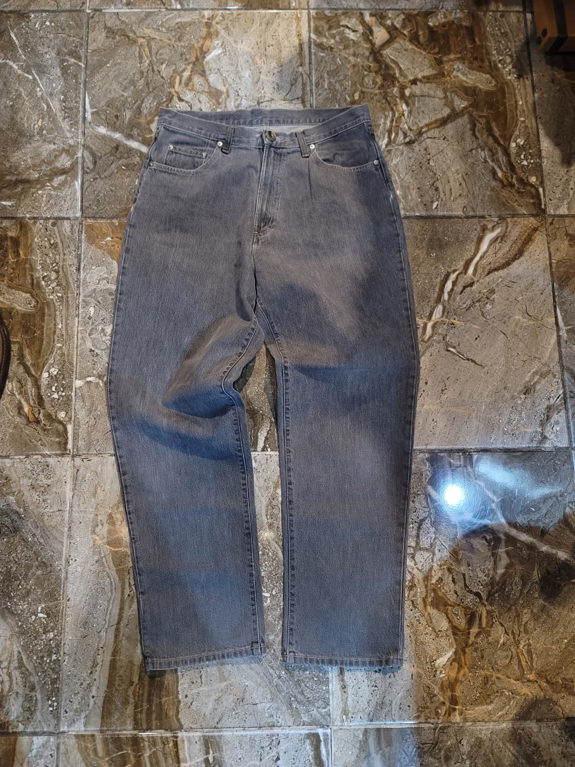 더블알엘 흑청 (다크그레이) 데님팬츠  상품이미지1