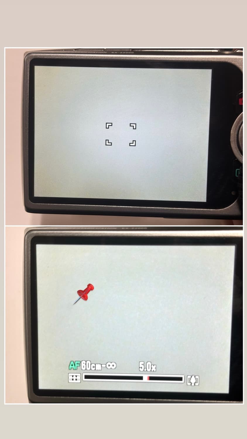 인물 메이크업모드)카시오 엑슬림 Z2000 실버💝Casio Exilim 상품이미지10