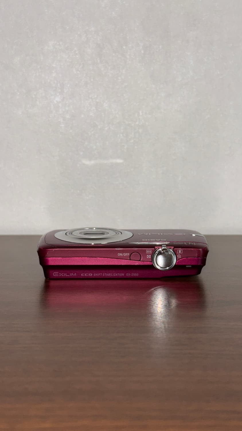 카시오 엑슬림 Casio Exilim ex-z550 와인 (작례O) 상품이미지5