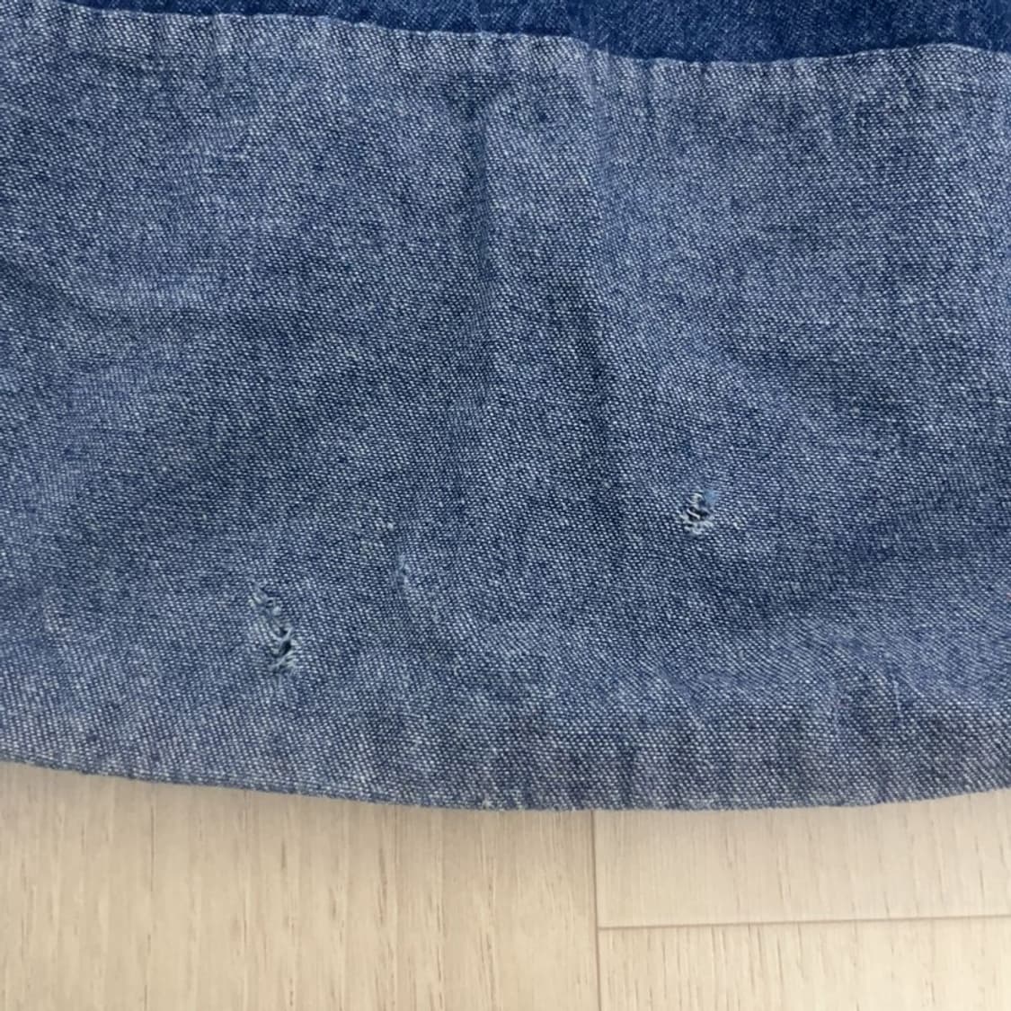 빈티지 모리걸 키치 캉캉 플레어 데님 롱스커트 25인치 C07905 상품이미지5