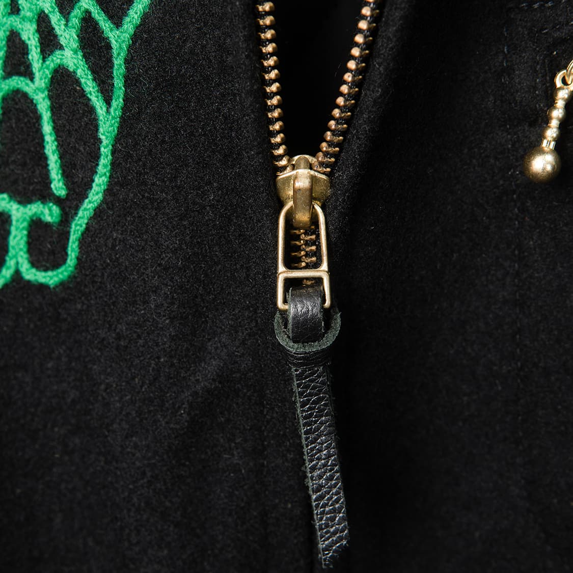 [95] LEATA 리타 울 레더 메카닉 자켓 체인스티치  상품이미지4