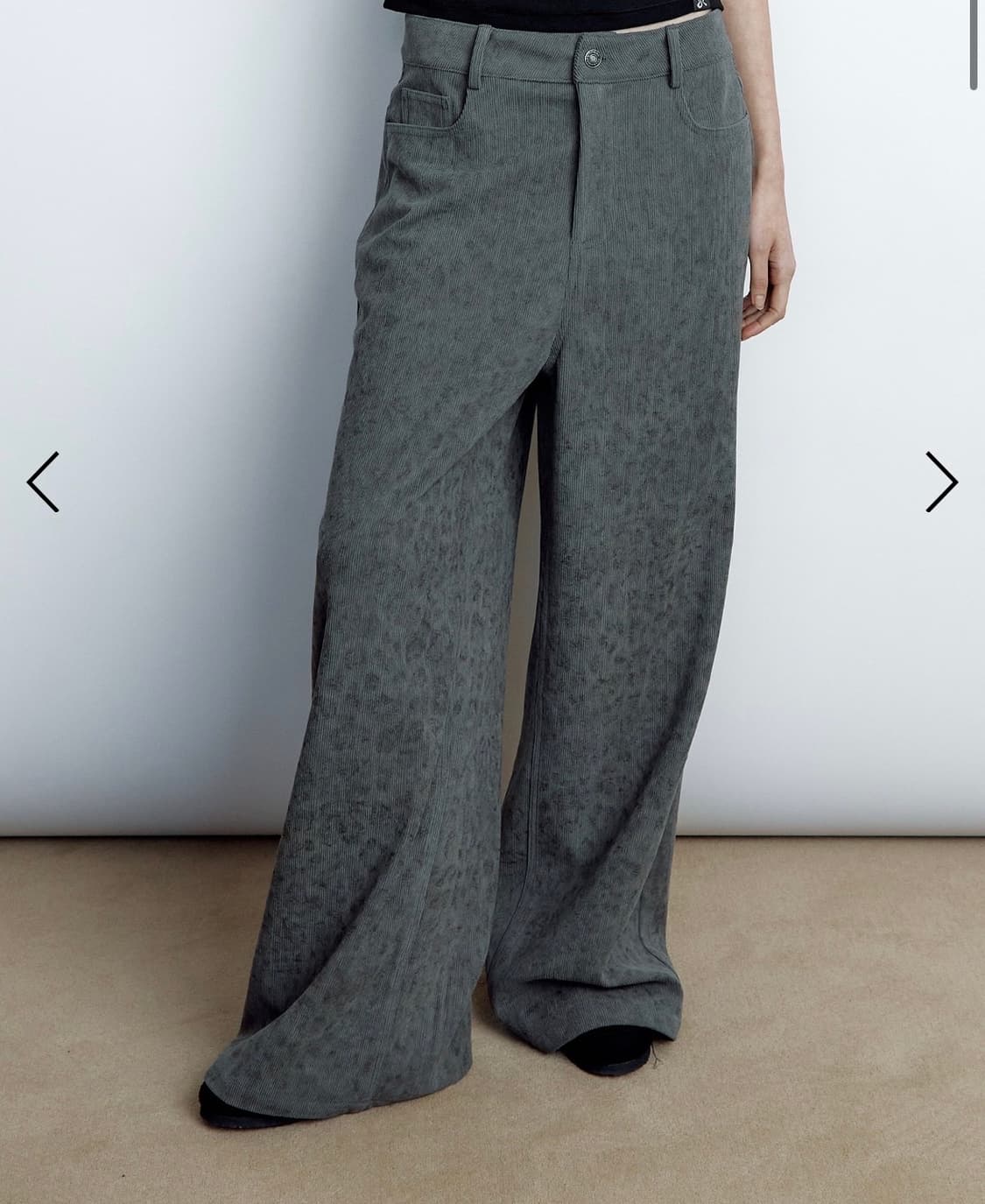 러프넥 ROUGHNECK LEOFARD WIDE PANTS 상품이미지3