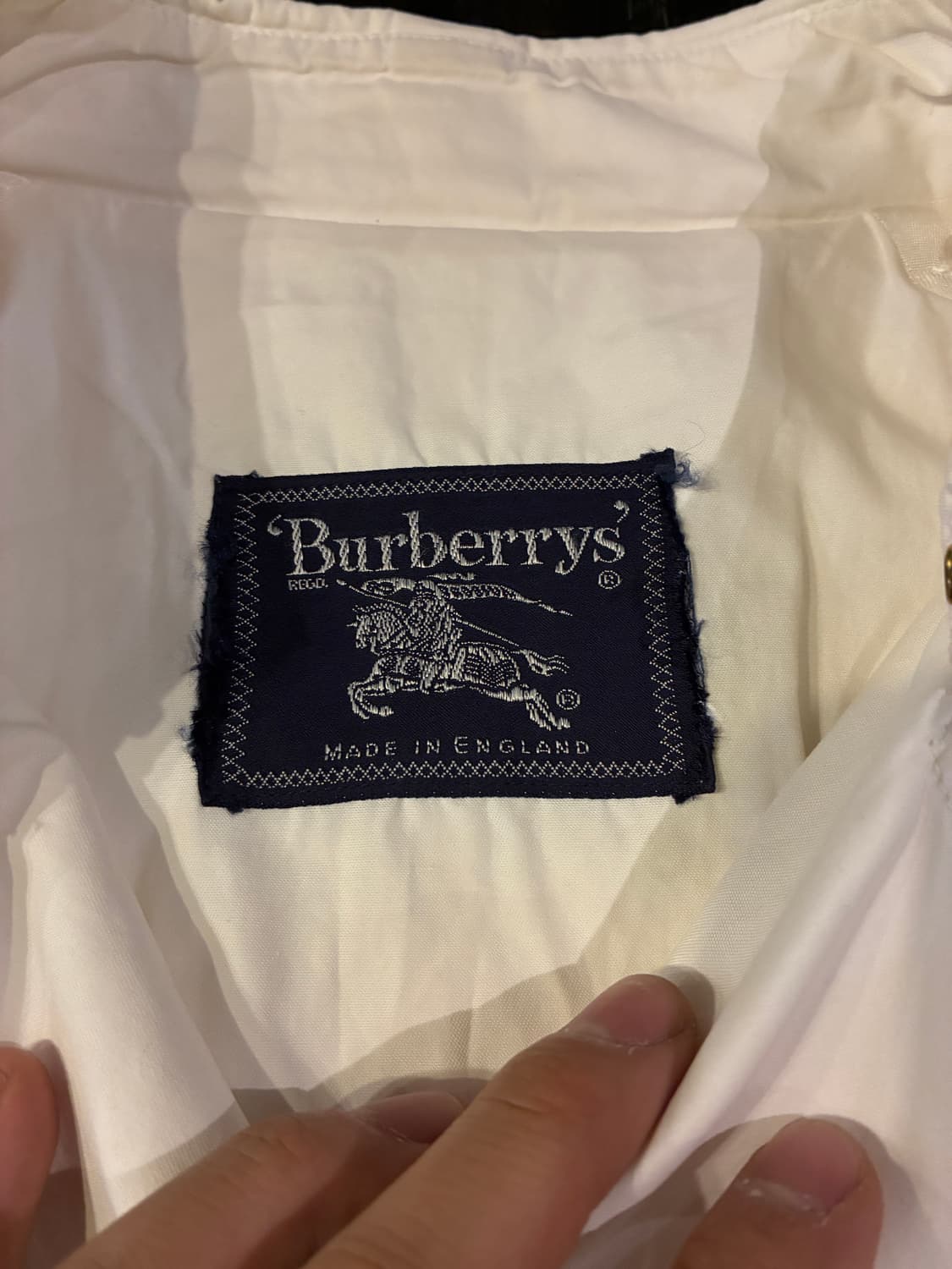 66) 버버리 숏 트렌치 코트 화이트 상품이미지2