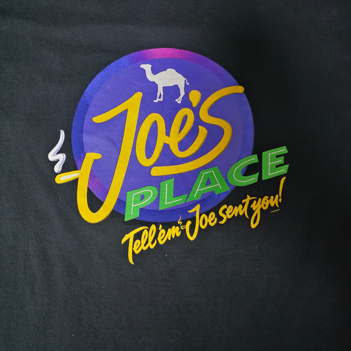[XL] 90s 빈티지 카멜 joe's place 티셔츠 ver OG태그 상품이미지3