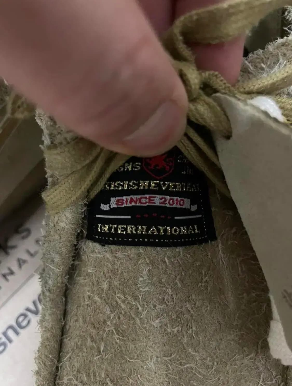 왈라비 디스이즈네버댓 콜라보 UK7 사이즈 상품이미지4