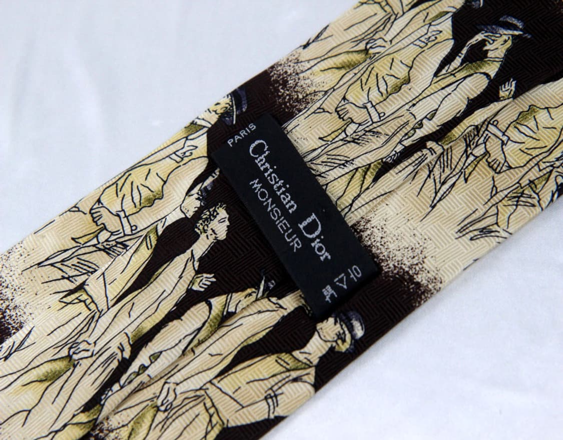 디올 9.2cm 미사용 S등급 클래식 남자 명품 넥타이 상품이미지3