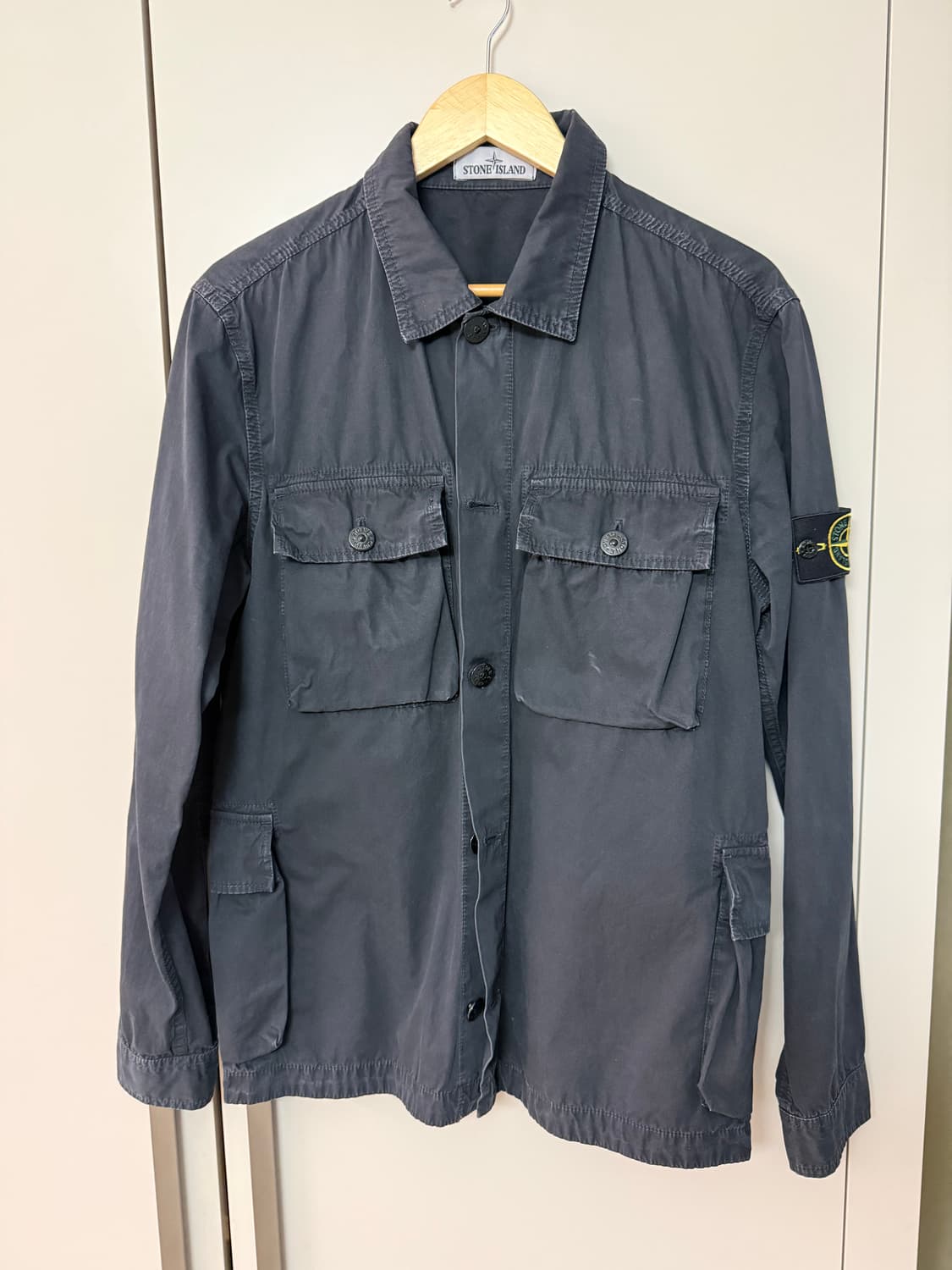 스톤아일랜드 워싱 오버셔츠 L 상품이미지1