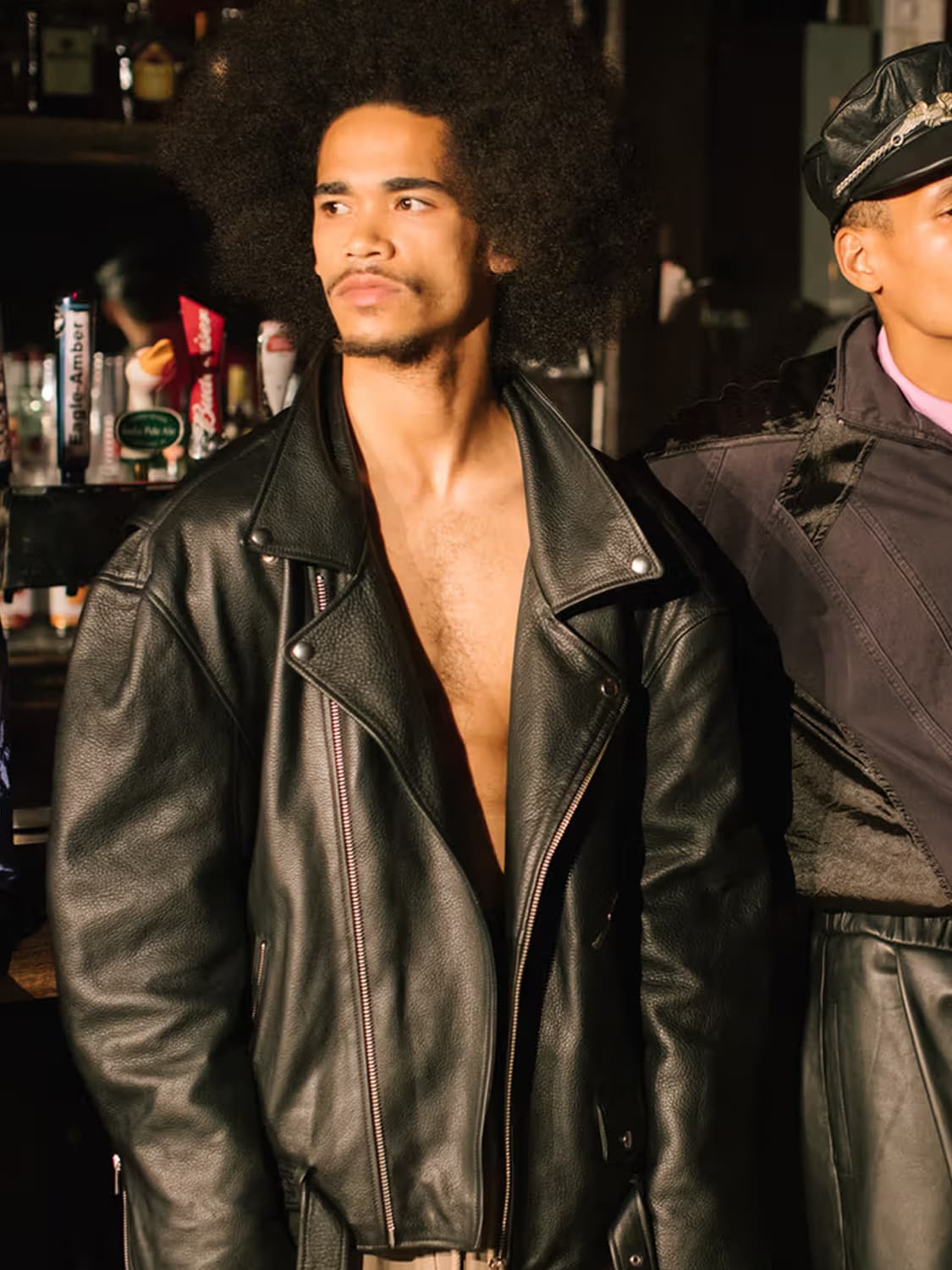 윌리 차바리아 오버사이즈 라이더 자켓 상품이미지4