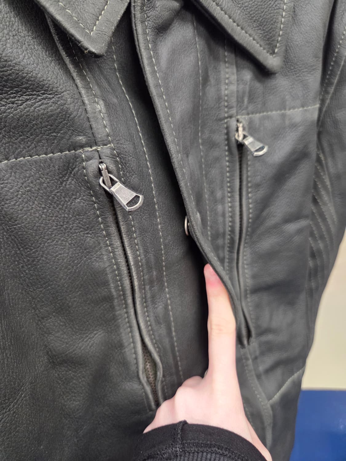 Earl Jean 램스킨 Italy 이태리 레더자켓 상품이미지6