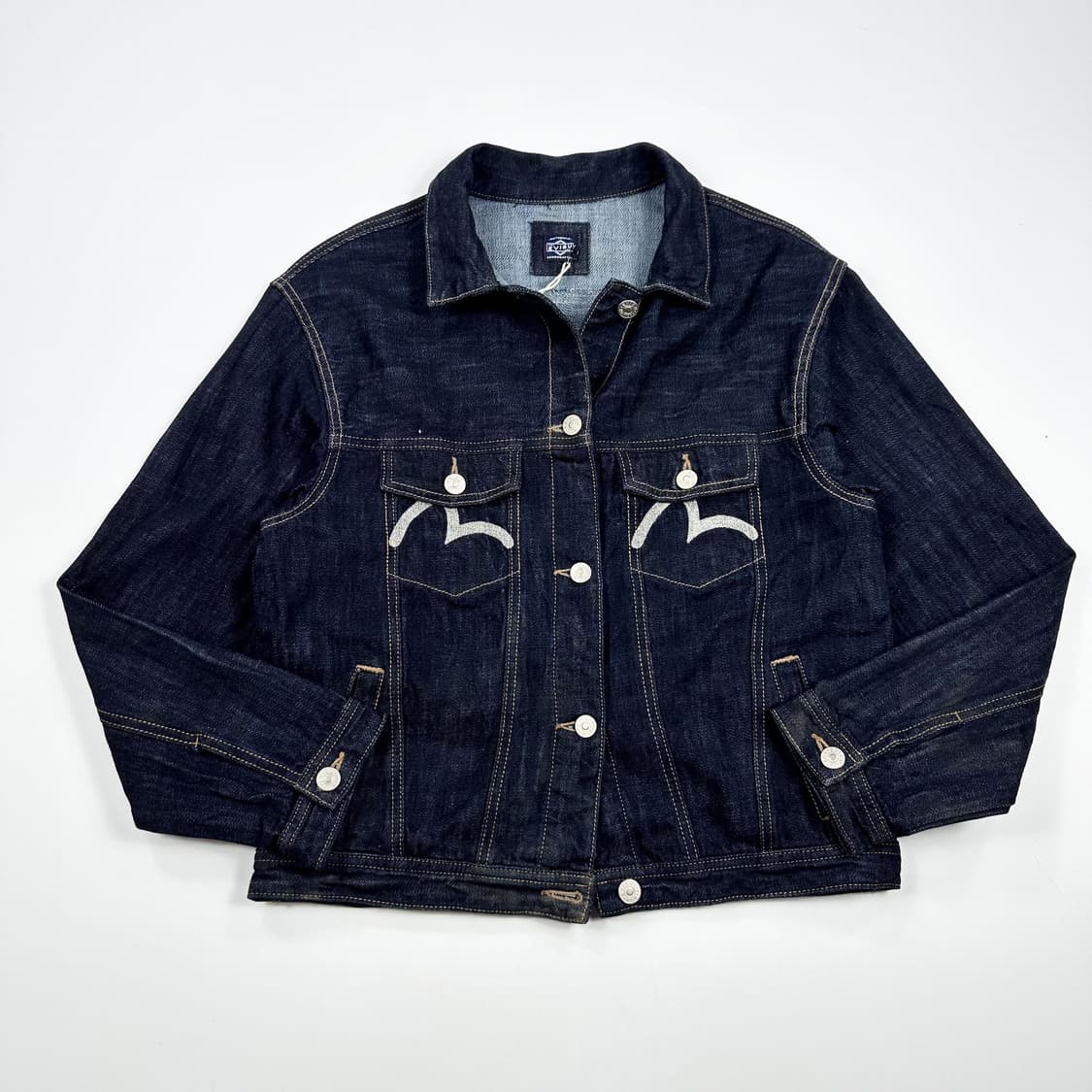 EVISU 에비수 여성 생지 데님 트러커자켓 여성S 상품이미지1