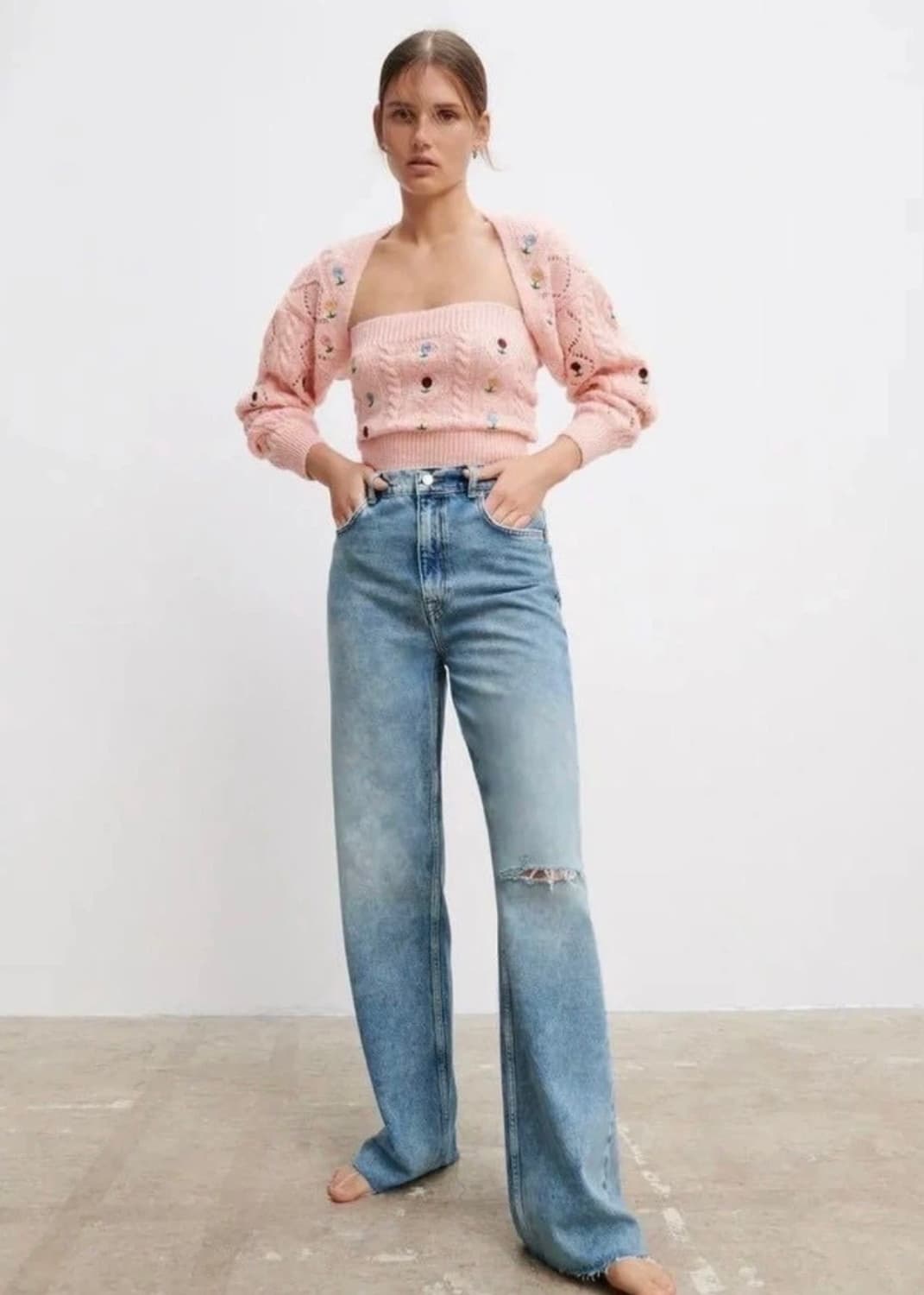 자라 니트 세트 상품이미지1