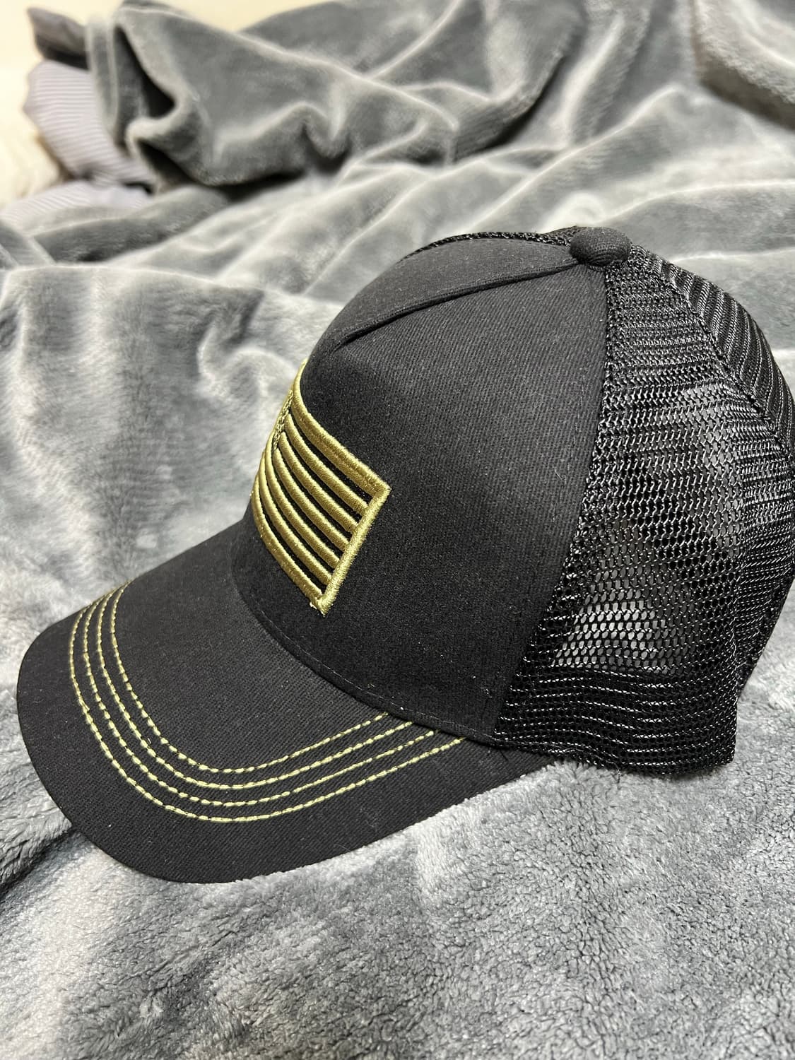 미국 국기 패치 카모 트러커캡 상품이미지2