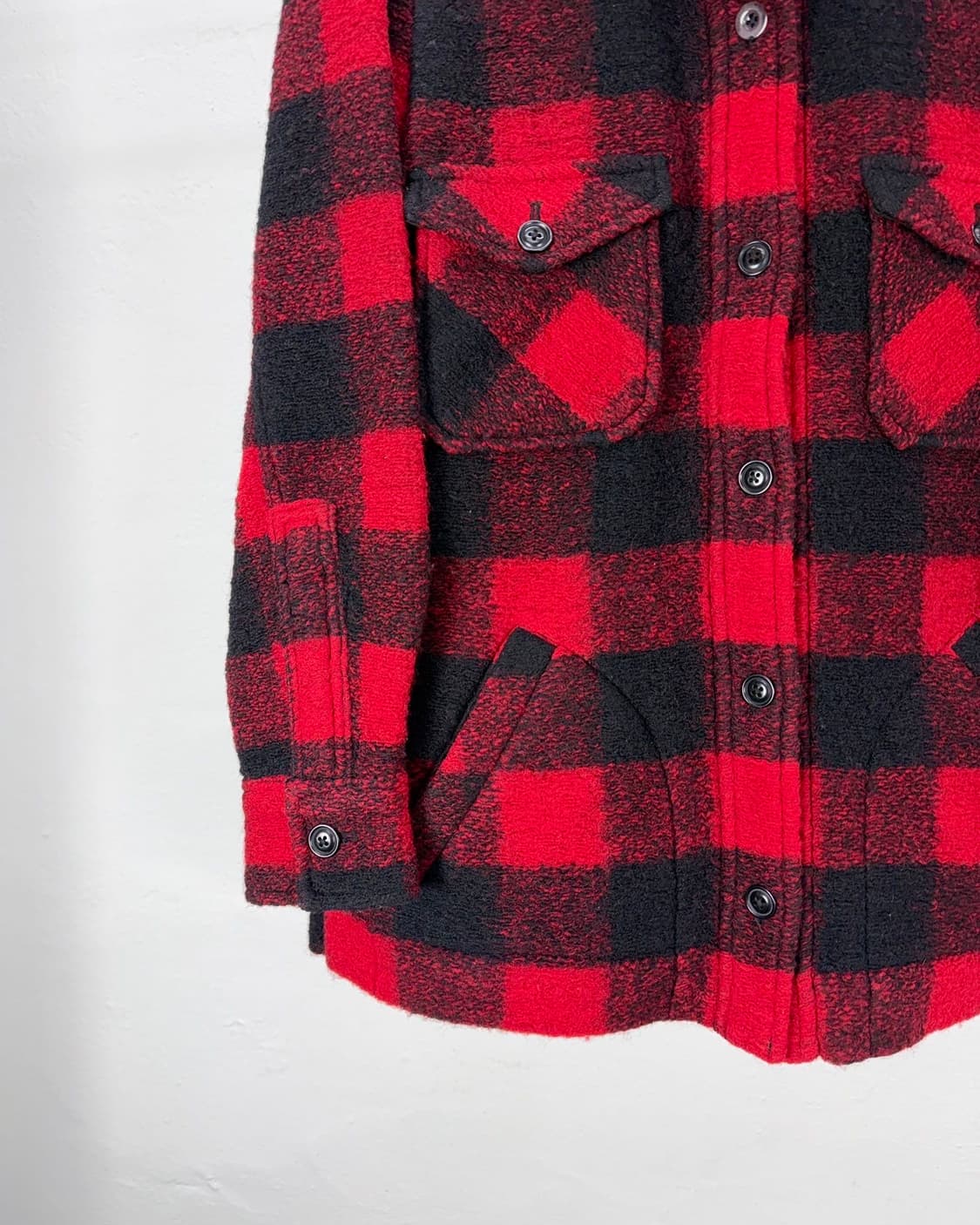 데님 앤 서플라이 랄프 로렌 체스보드 투포켓 울 셔츠 자켓 상품이미지4