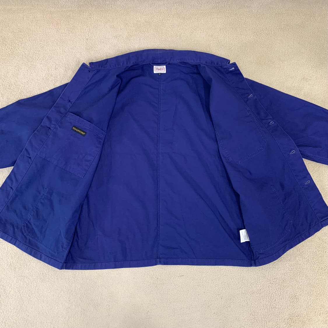 듀테로 프렌치 워크자켓(L/인디고블루) 헐리우드 자켓 상품이미지6