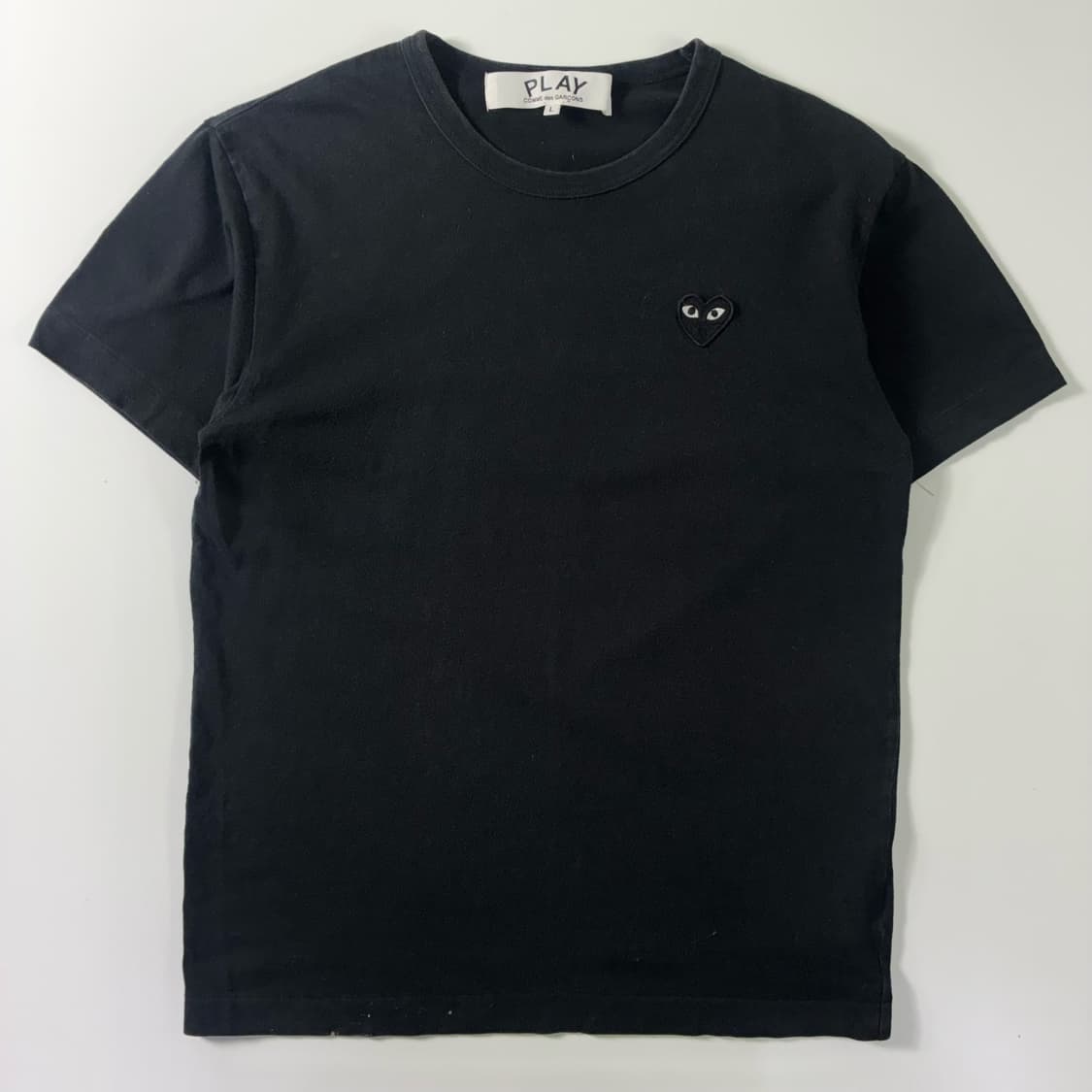 Comme des garsons  꼼데가르송 하트와펜 블랙 반팔티셔츠   상품이미지1