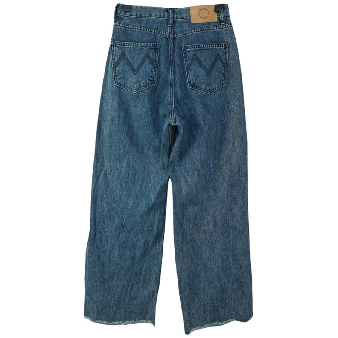 [마뗑킴] 쓰리 핀턱 컷아웃 와이드 데님 팬츠 M20252 상품이미지3