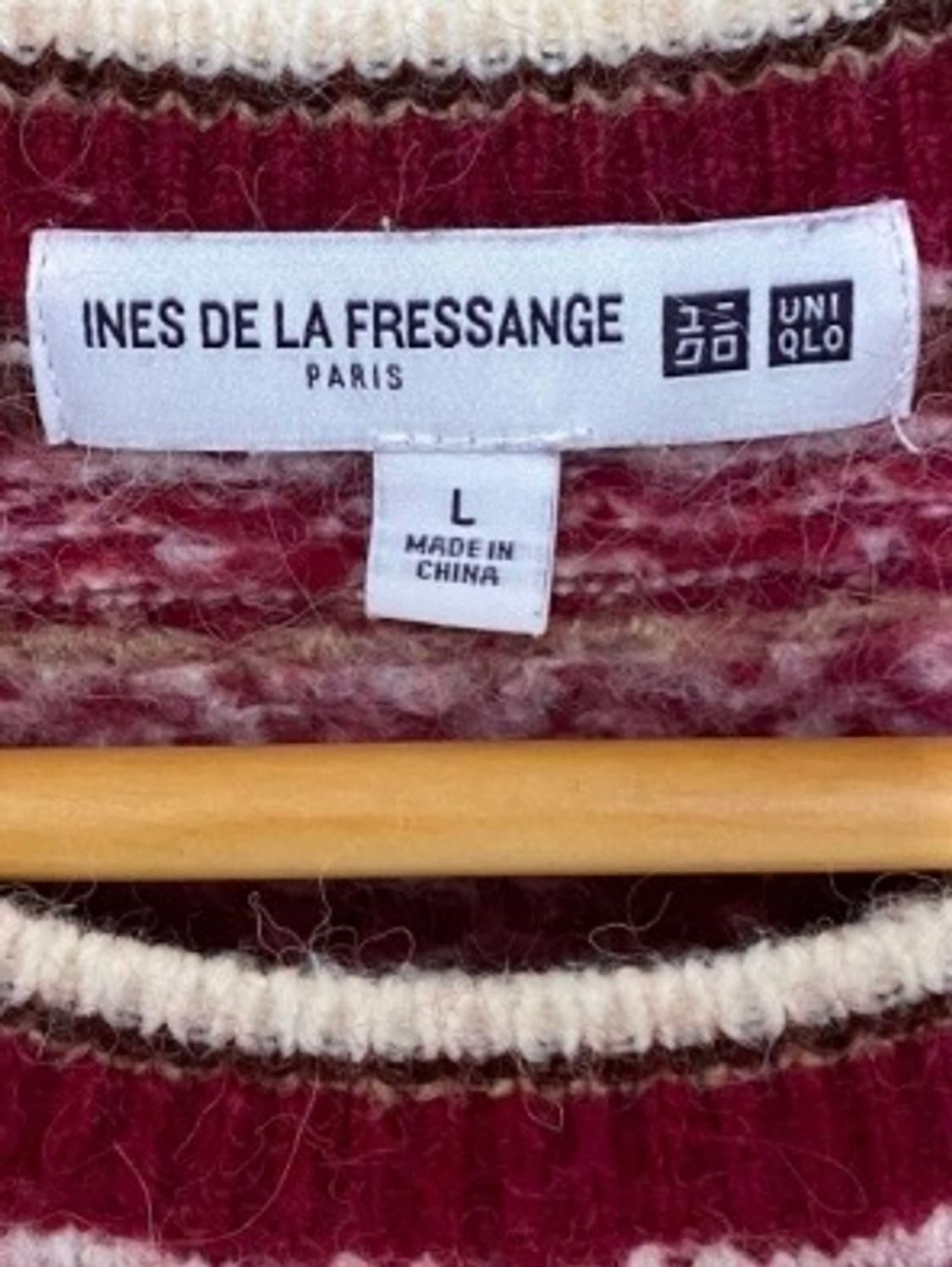 이네스 드 라 프레상쥬 x 유니클로 페어아일 니트 상품이미지4