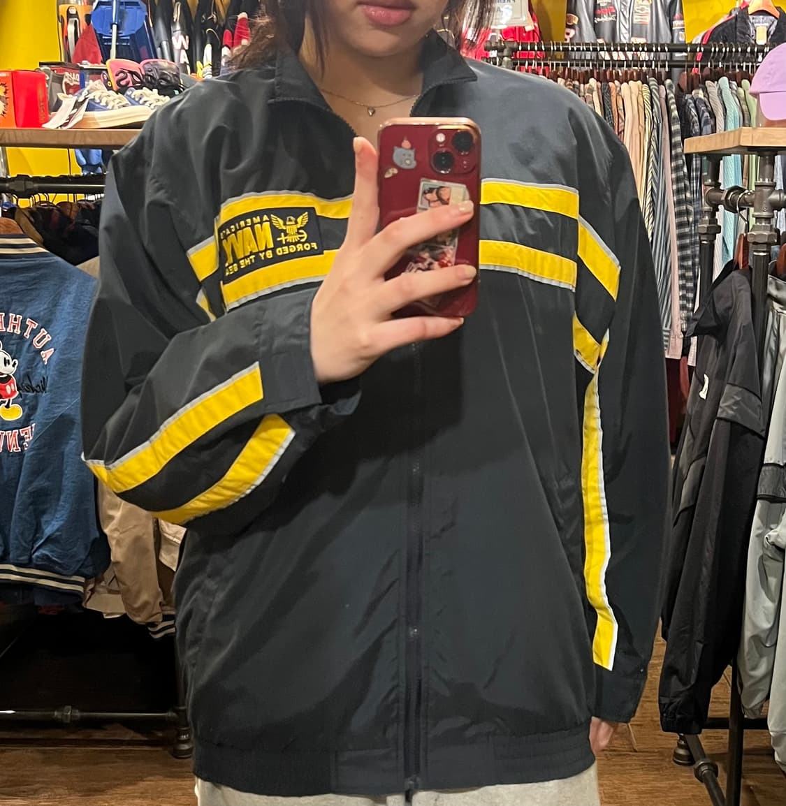 [HI] 빈티지 바람막이 블랙 상품이미지2