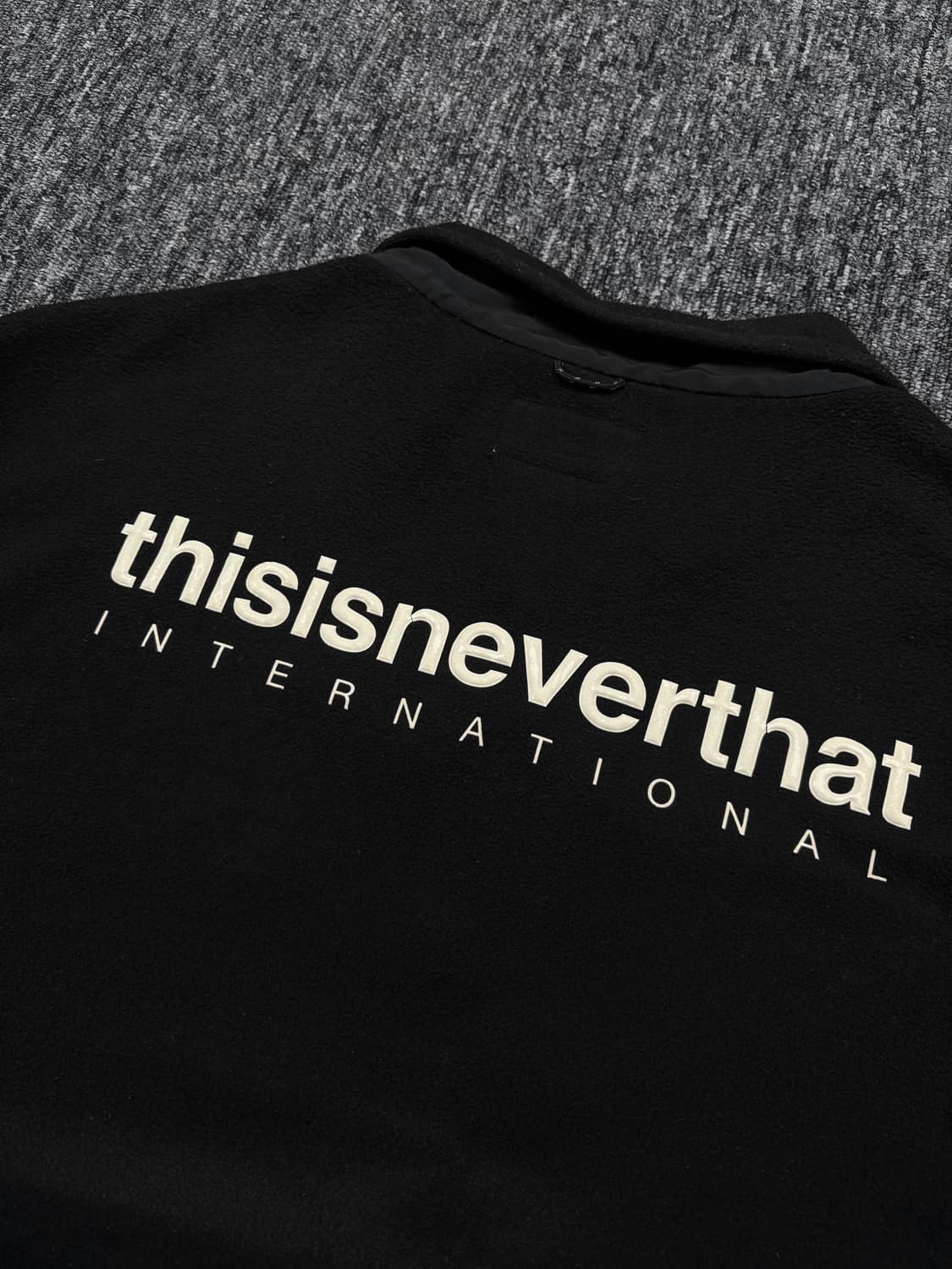 디스이즈네버댓 블랙 플리스 후리스 자켓 상품이미지6