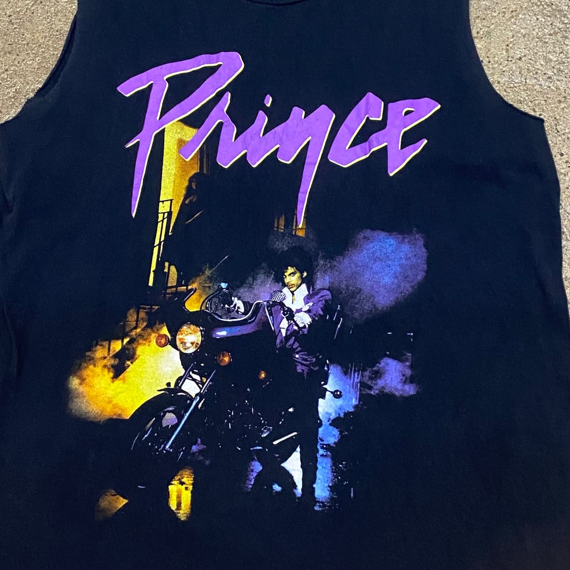 미국 빈티지 프린스 퍼플레인 공식굿즈 민소매 티셔프 나시 상품이미지3